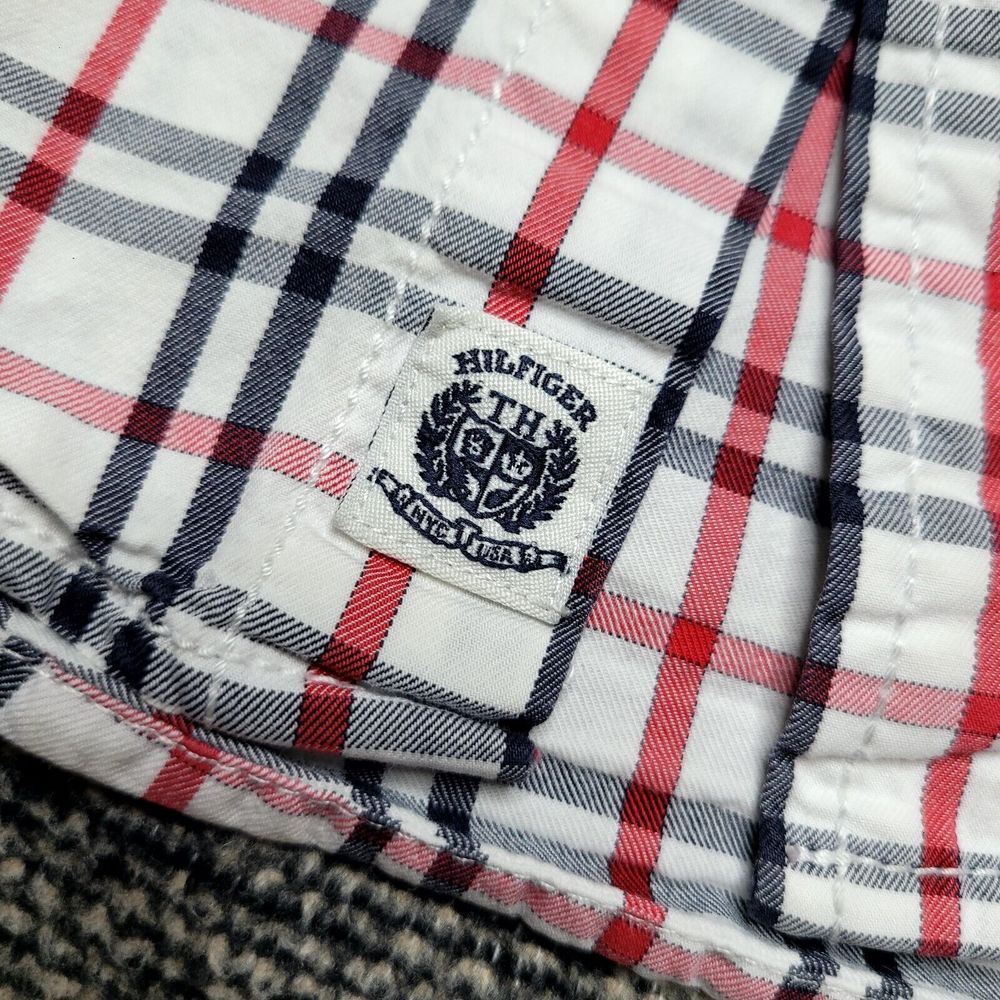 Tommy Hilfiger Button Down Plaid Boys Shirt Size 6 Casual, School, Event - Picture 4 of 9